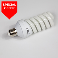 35W Low energy E27 spiral bulb
