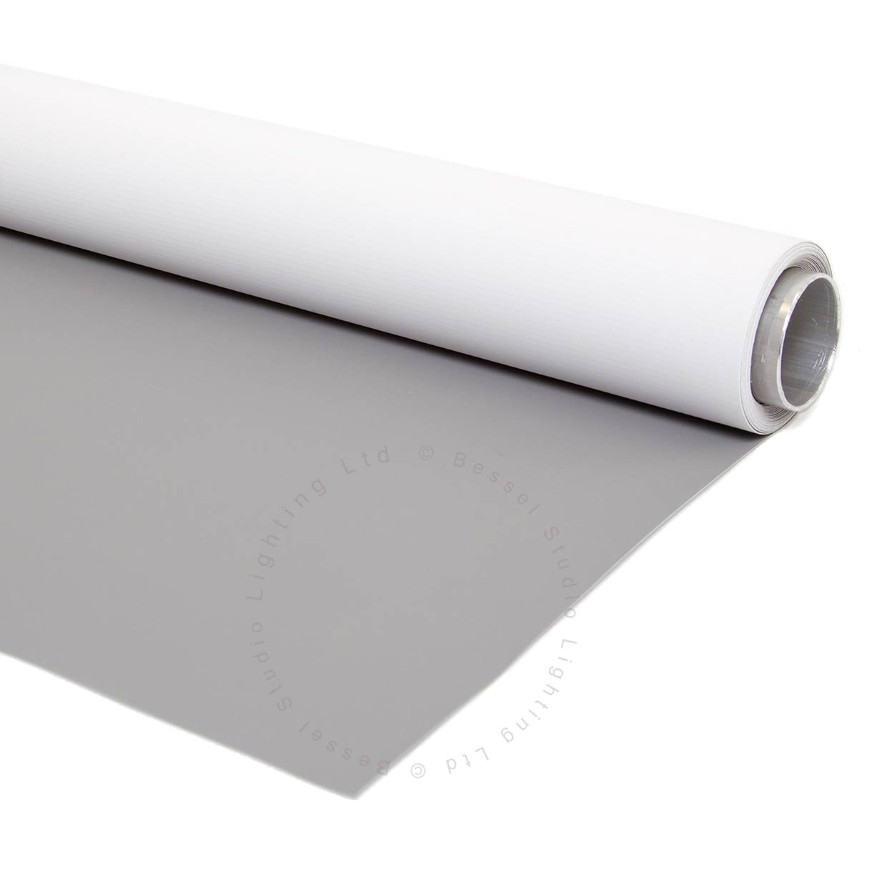 135cm x 4m Grey and White Double Sided Vinyl Background