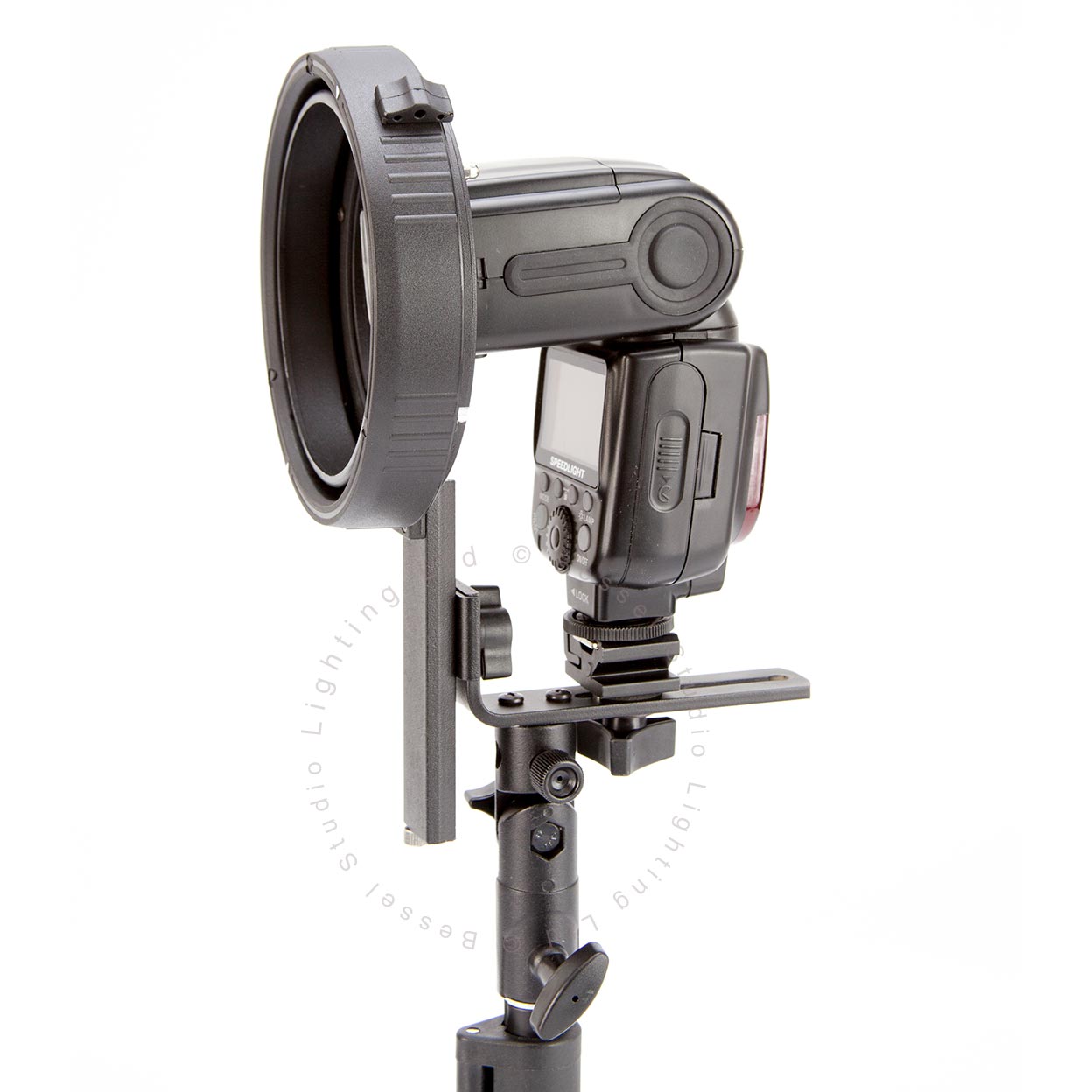 Flashgun bracket for ELFit modifiers