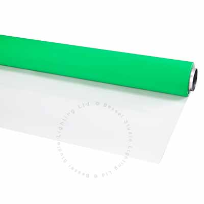 2.7m x 6m Green and White Double Sided Vinyl Background