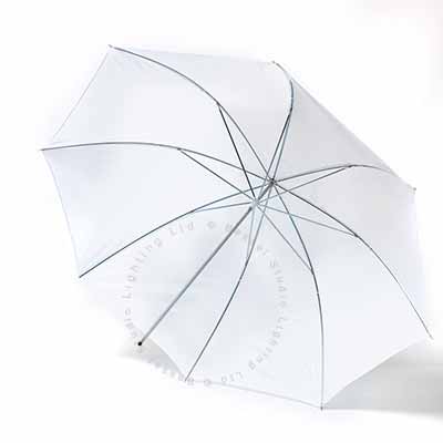 90cm Umbrella 7mm stem - White Flash through