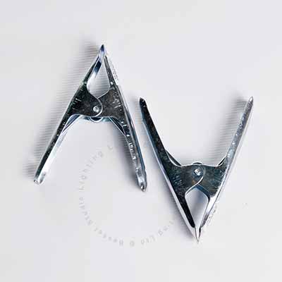 2 Pce 6inch (160mm) Metal Spring Clamp Pair