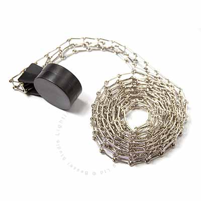 Metal chain with weight for wall mount kit