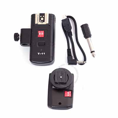 2 in 1 Flashgun / Studio Lamp Battery powered radio remote trigger (T11)