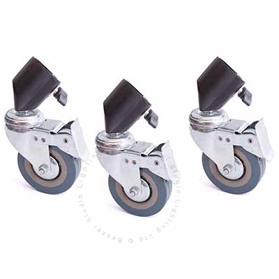 Wheel kit for lamp stands (Pack of 3)