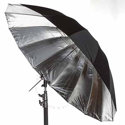 150cm (60inch) Parabolic umbrella - Silver reflective