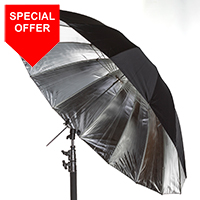 150cm (60inch) Parabolic umbrella - Silver reflective
