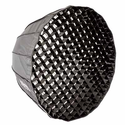 70cm Parabolic 16 sided Softbox with 4cm grid - S-Fit