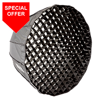 70cm Parabolic 16 sided Softbox with 4cm grid - S-Fit