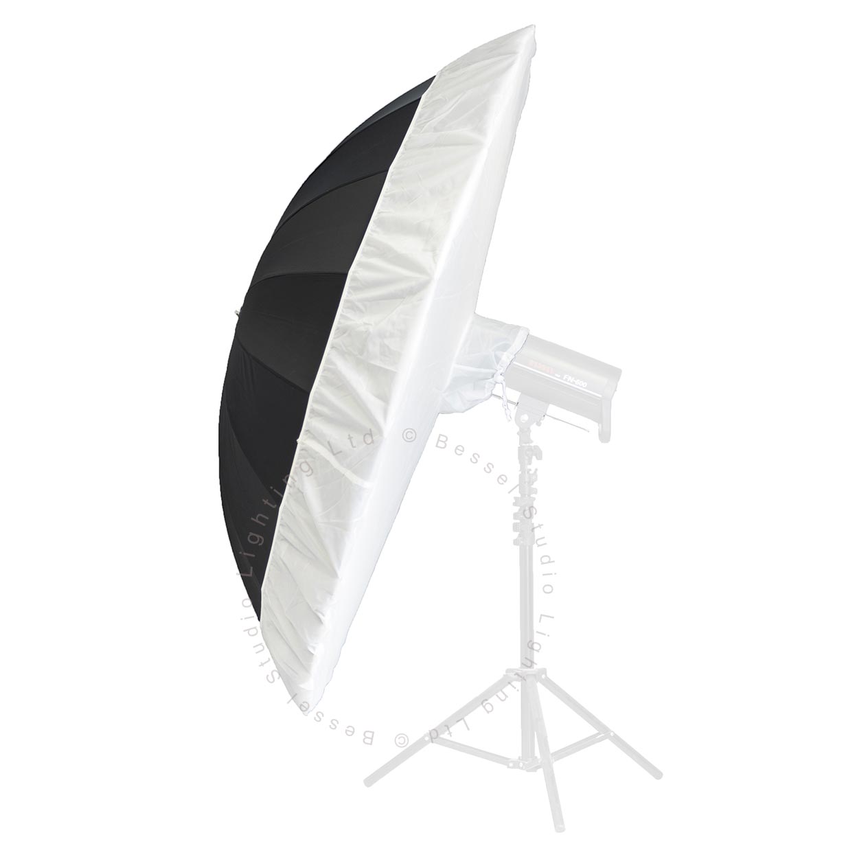 Translucent front diffuser for 60inch umbrella