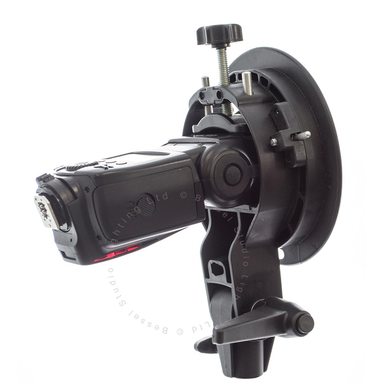 Flashgun Holder bracket with stand fitting for SFit modifiers