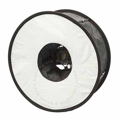 45cm Twist fold popup ringlight effect softbox for Flashgun