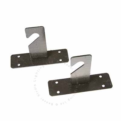 Pair of brackets for wall / ceiling mount kit - 1 roll support