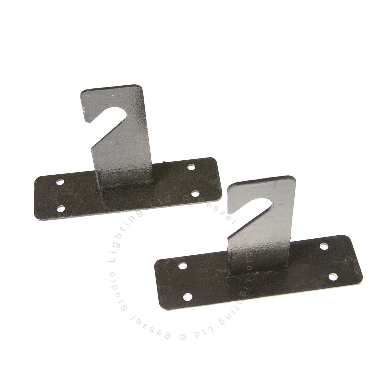 Pair of brackets for wall / ceiling mount kit 1 roll support
