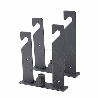 Pair of brackets for wall / ceiling mount kit - 2 roll support